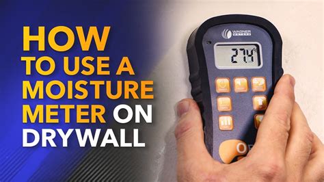 drywall moisture meter instructions